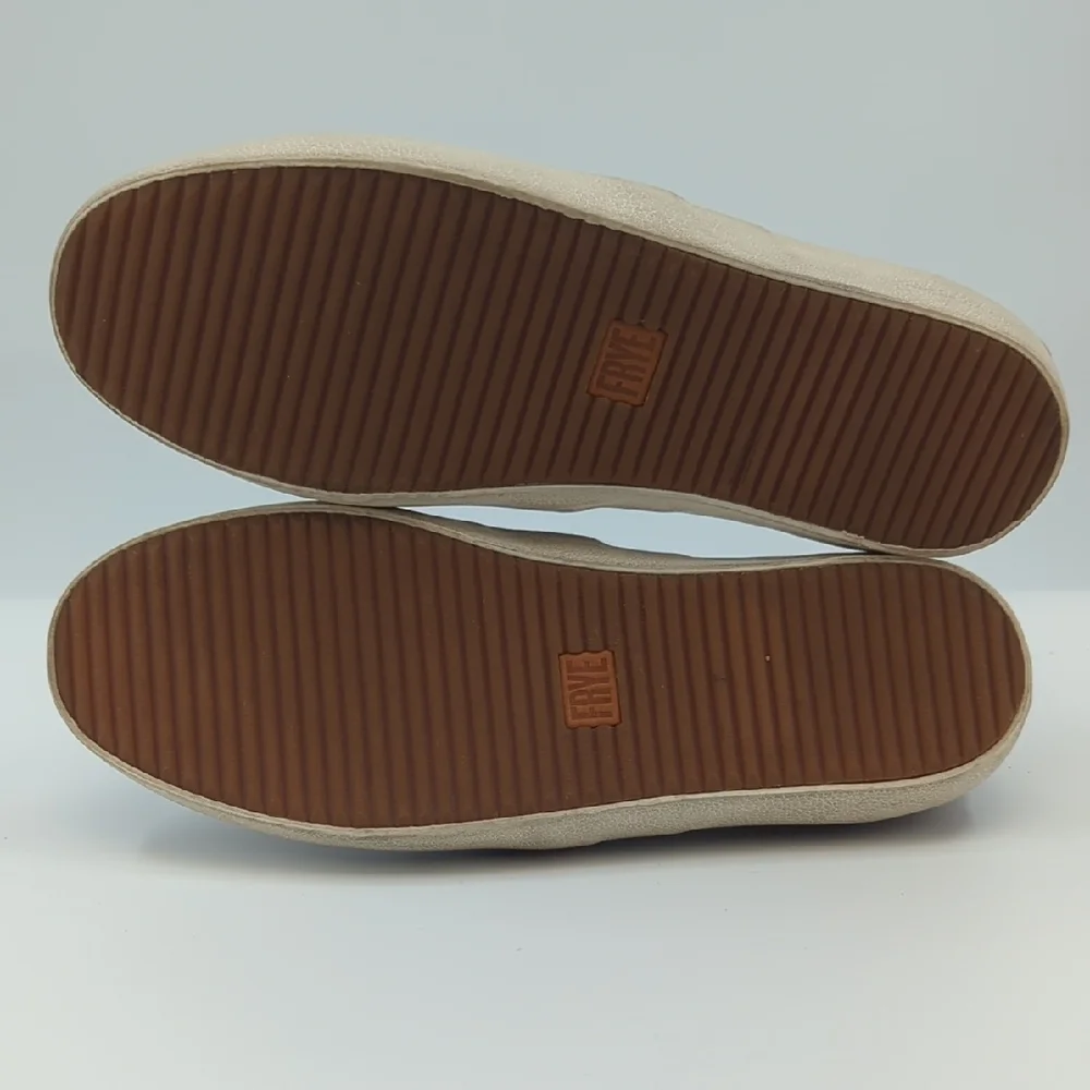FRYE Dylan Leather Sneakers Cognac Slip-on Sz 9